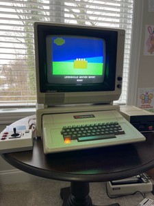 Functional Vintage Apple ll Plus Computer with Epson Printer and Games