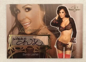 2013 Benchwarmer Hobby Bambi Lashell Autograph Lingerie Card #22 Bench Warmer - Picture 1 of 2