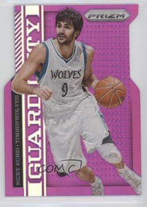 2013-14 Panini Prizm Guard Duty Purple Prizms Die-Cut /49 Ricky Rubio #8