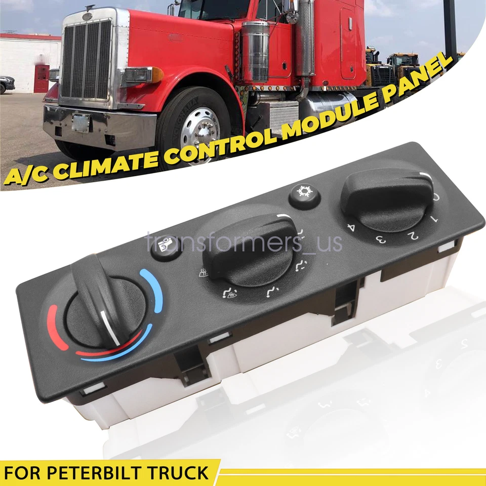 A/C Climate Control Module Panel Q21-6119 For Peterbilt Truck new - Image 1 of 4