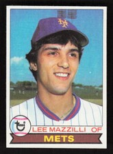 1980 Topps Superstar Photos Gray Backs  #8 Lee Mazzilli  New York Mets