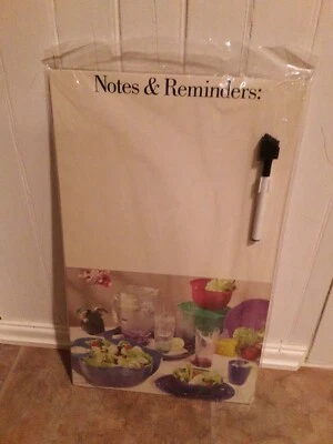 Vintage Tupperware Dry Erase Board Notes & Reminders Party Consultant Message  - Image 1 of 4