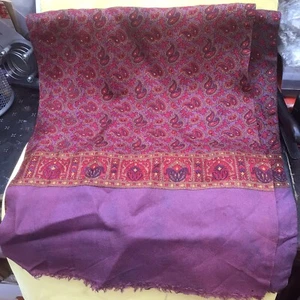 Paisley Schal Vintage Mod Accessoire seidiges Print Muster 60/70er Jahre - Bild 1 von 2