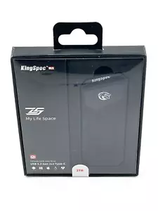 NEW KingSpec Z5 2TB External SSD 2100MB/s Portable Solid State Hard Drive Z5-2TB - Picture 1 of 3