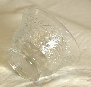 Sandwich Clear Custard Cup Bowl Anchor Hocking Glassware 40s - 60s - Picture 1 of 3