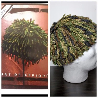 Billy Gibbons African Nudu beanie, original ZZ Top beanie compared to my camo!! - Image 1 of 4