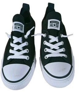 Converse Size 6-36.5 Chuck Taylor All Star Shoreline Knit Slip On Low Top Black - Picture 1 of 24