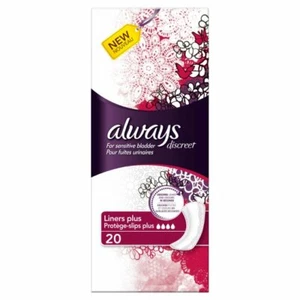Always Discreet for Sensitive Bladder Liner+ 20 Pack - Picture 1 of 2