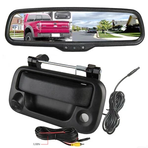 Cámara de reversa con mango de puerta trasera monitor de fabricante de equipos originales de 4,3" para Ford F150 2004-2014 - Imagen 1 de 12