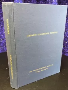 SIGNED Hispanic Documents Catalog by Clevy Lloyd Strout 1962, Tulsa, Oklahoma HC - Picture 1 of 10