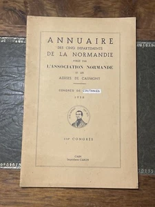 Jahrbuch der fünf Departements der Normandie 1958 (L7B) - Bild 1 von 5
