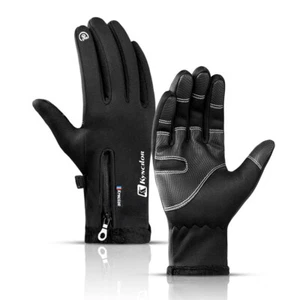 Winter Waterproof Gloves Cold Weather Keep Warm Touch Screen Full Fingers Gloves - Picture 1 of 16