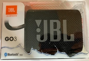 JBL - GO3 Portable Waterproof Wireless Speaker - Black - Picture 1 of 1