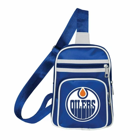 NEW! EDMONTON OILERS MINI CROSS PURSE SLING BAG LICENSED Cover
