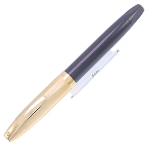 Sheaffer PFM V Schnorchel Füllfederhalter grau Resin & goldgefüllte Feder 14K EF - Bild 1 von 16