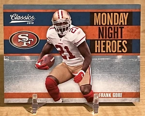 2010 Panini Classics Monday Night Heroes Platinum 05/25 Frank Gore #21 49ers - Bild 1 von 2