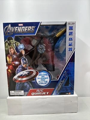 Avengers Quinjet Plan R/C Remote Control Silverlit Iron Man Thor Hulk Marvel New - Image 1 of 4