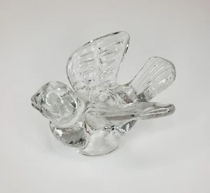 Vintage Small Glass Bird Figurine Mini Candle Holder 2.5” X 2” - Picture 1 of 6