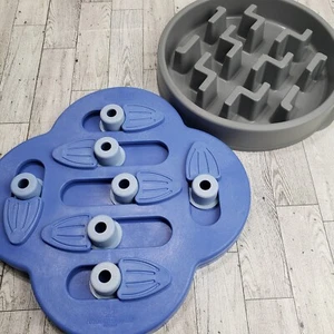 Outward Hound Dog Puzzle & Slow Feeder Set - Hide & Slide Treats Food Enrichment - Picture 1 of 13