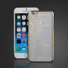 New Crystal Diamond Electroplate Back Case Cover For iPhone and Samsung Phones