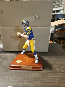 -Kurt Warner- Danbury Mint 9" St. Louis Rams Football Figure/Statue - Picture 1 of 6