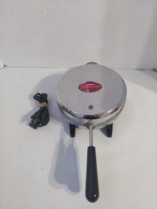 Vitantonio Pizzelle Cameriera Modello 400 Automatico Italiano Biscottiera Fornaio Vintage USA - Foto 1 di 11
