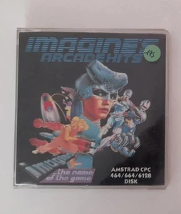 Amstrad CPC Disquette Disc / Complet / ARCADE HITS IMAGINE / Disk - Zdjęcie 1 z 3