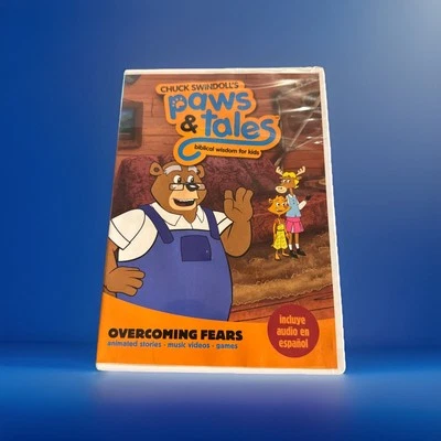Chuck Swindoll's Paws & Tales, Biblical Wisdom for Kids- Overcoming Fears - New Foto 1 de 2