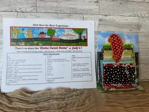 Row by Row Quilt Kit "2016 NO PLACE LIKE HOME SWEET HOME" New With Fabric - Picture 1 of 2