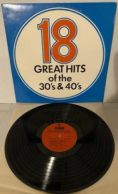 18 Great Hits Of The 30s 40s LP (Jazz, Pop) Vinyl Pickwick “Homestead” HOM-18 - Image 1 of 4