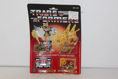 transformers g1 original vintage rewind steeljaw complete gold weapons - Image 1 of 4