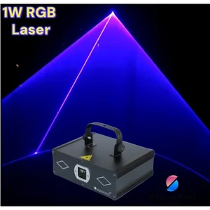 1W RGB Animation Scan Pattern Laser dj lazer lights/disco light/DMX stage light - Picture 1 of 7