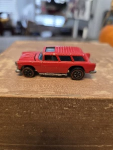Vintage 1969 HOT WHEELS Redline Alive '55 Nomad Wagon Red Chevy Nice! Hong Kong - Picture 1 of 5