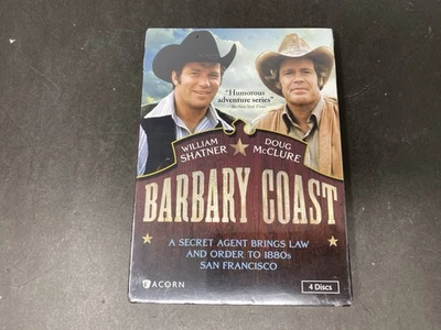 Barbary Coast   (DVD, 1975)  William Shatner Doug McClure NEW SEALED Foto 1 de 4