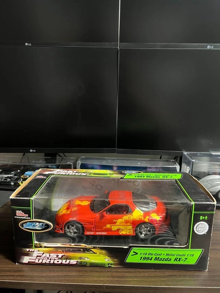 Racing Champions 1/18 Scale 1994 Mazda RX-7 Model Car New in Box from Japan - Image 1 of 1
