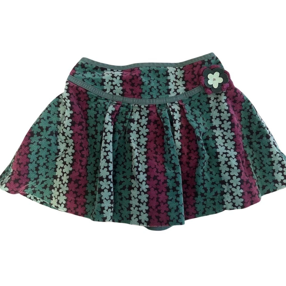 Y2K Gymboree Niñas Talla 6 Multicolor Floral Skort con Pantalones Cortos Incorporados Foto 1 de 4