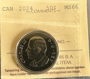 Canada - 50 cents - 2024 - ICCS Certified - MS-66 - Picture 1 of 3