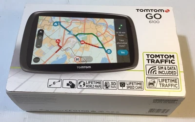 TomTom Go 6100 Navi - Gut/Gem. Zustand (A3) - Bild 1 von 3