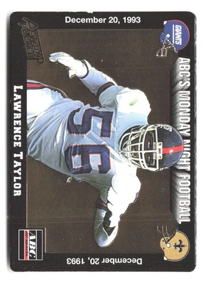 1993 Action Packed Monday Night Football #67 Lawrence Taylor - Image 1 of 2
