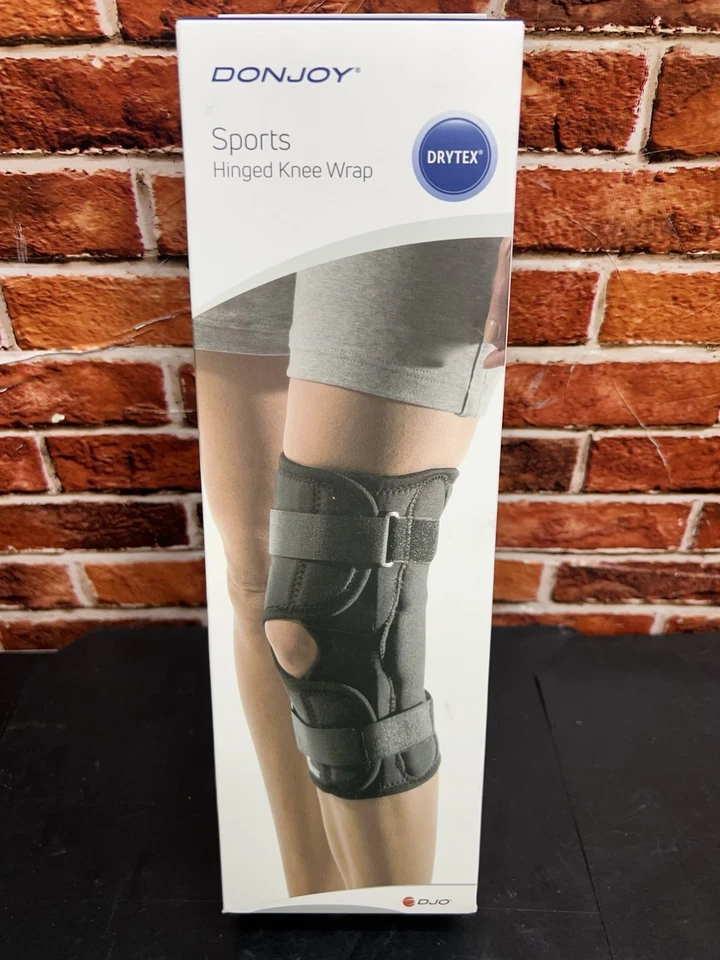 Rodillera DonJoy Drytex Sport con bisagras soporte envolvente - pequeña, caja nueva Foto 1 de 4