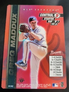 2000 MLB Showdown Greg Maddux 1st Edition Foil Atlanta Braves 041/462 - Picture 1 of 2