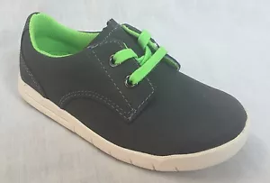 Clarks Boys Crazy Rock Denim Blue Leather First Shoes F Fitting - Picture 1 of 1