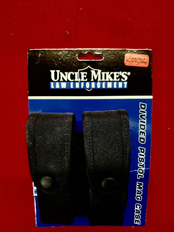 Uncle Mike's 8836-1 Cordura Double Pistol Magazine Case, Double Row - Image 1 of 1