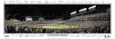 Póster panorámico #2117 Wrigley Field Signs Juego 3 Serie Mundial de los Chicago Cubs 2016 Foto 1 de 4