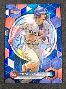Tarjeta Joendry Vargas 2023 Bowmans Best #/150 BLUE REFRACTOR SP #TP-11 - Imagen 1 de 4