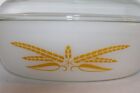 Agee Pyrex 1962 Wheatsheaf Oval Casserole - 3 Pint, Promotional Dish With Lid