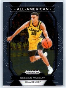 2024 Panini Prizm Draft Picks Keegan Murray All-American #19 Iowa Hawkeyes - Picture 1 of 2