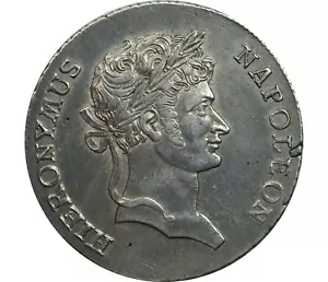 ALLEMAGNE, Royaume de westphalie, Jérome Napoléon Thaler , 2e type 1811 Cassel - Imagen 1 de 2