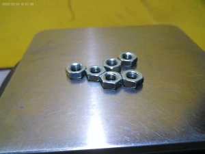 GO CART KART Stahlmarmeladenmuttern - 3/8" - 24 RECHTE HAND (5) SILBER - Bild 1 von 1