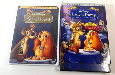 Set of 2 Lady and The Tramp DVDs - Image 1 of 4